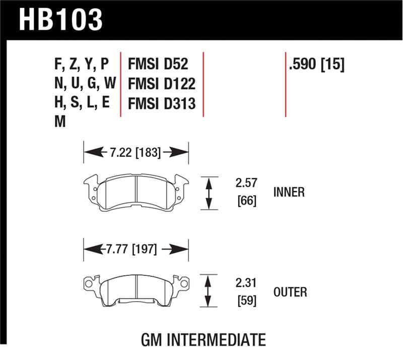 HAWK DTC-30 Brake Pad Sets