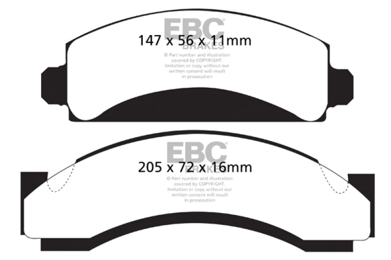EBC Yellowstuff Brake Pad Sets