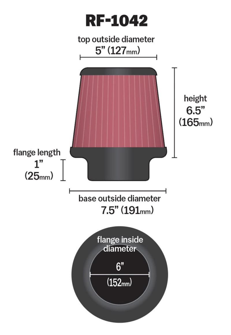 KN Universal Air Filter thumbnail 3