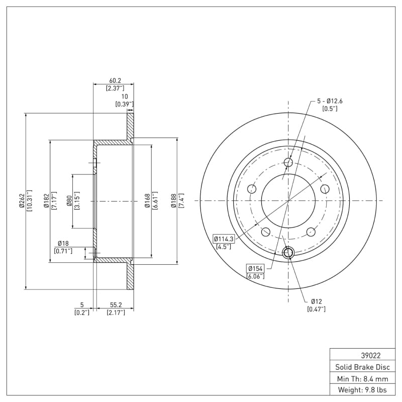 RNC Brake Rotor - Plain