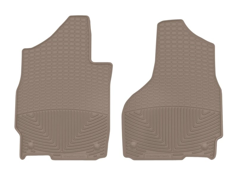 WT Rubber Mats - Front - Tan