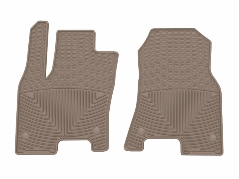 WT Rubber Mats - Front - Tan