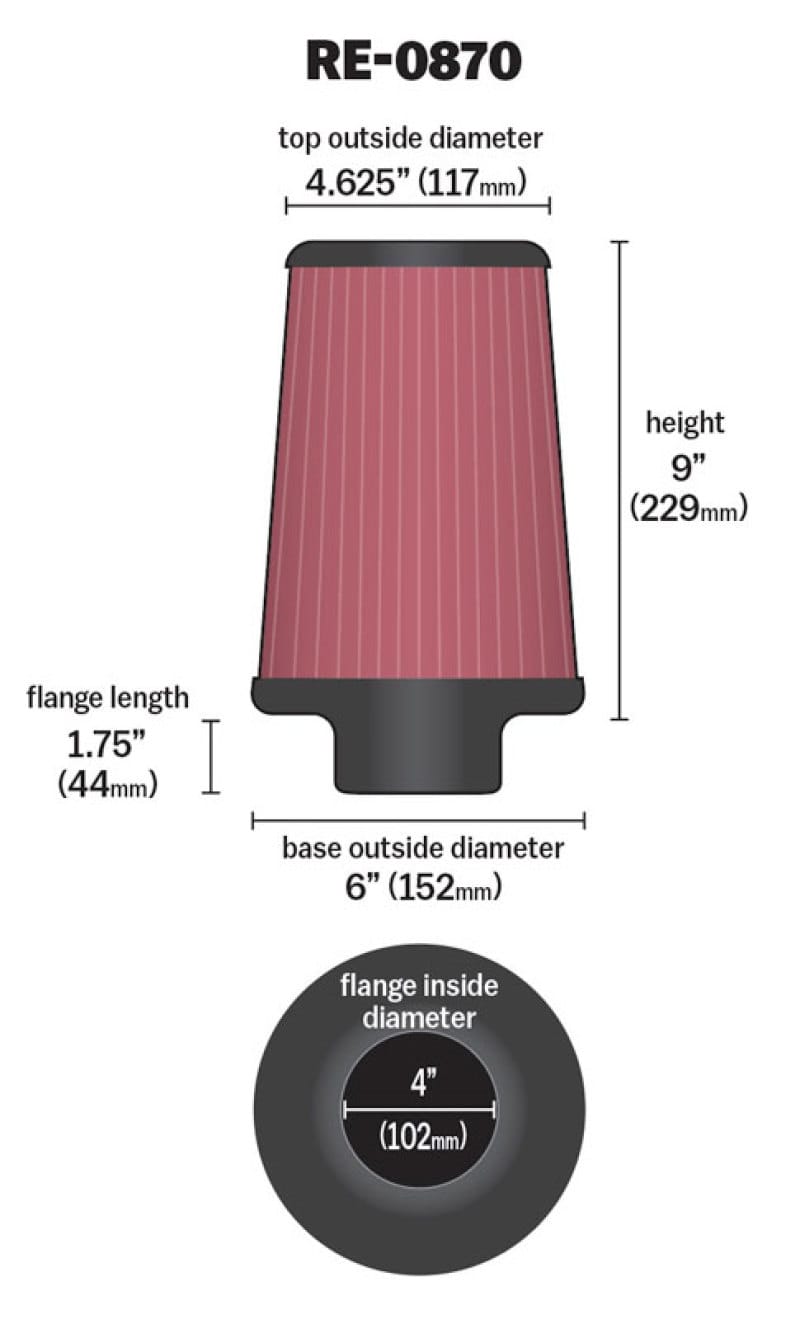 KN Universal Air Filter thumbnail 6