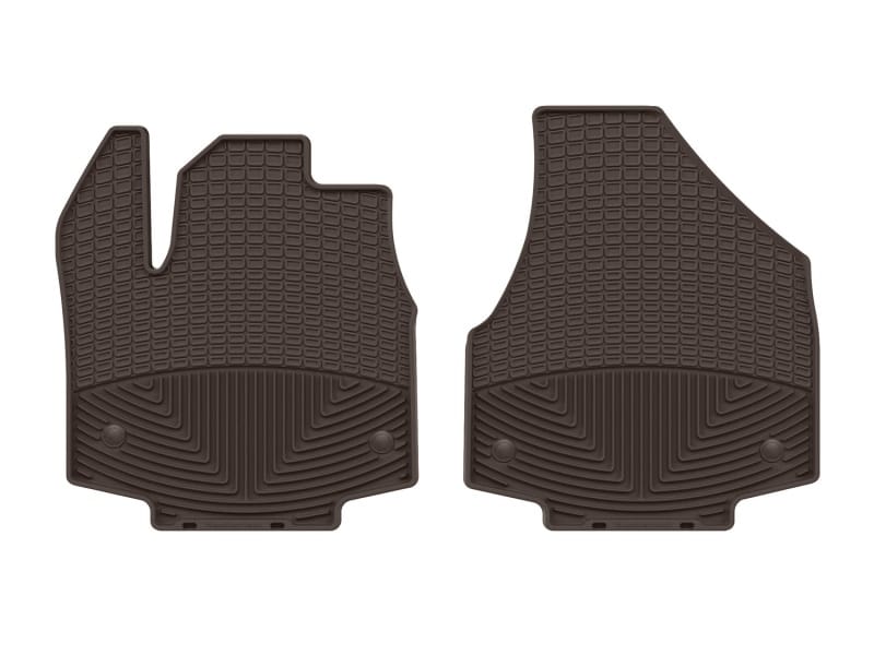 WT Rubber Mats - Front - Cocoa