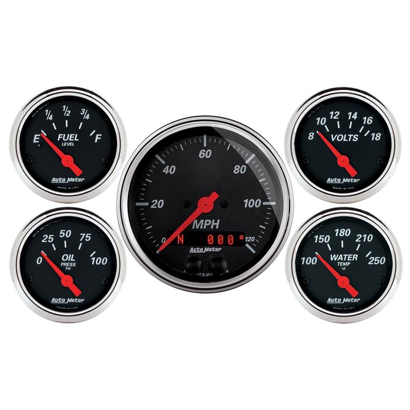 AM Designer Black Gauges