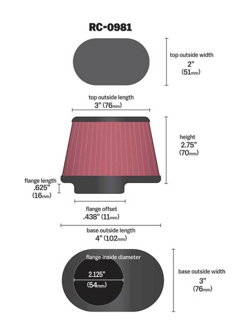 KN Universal Air Filter thumbnail 3