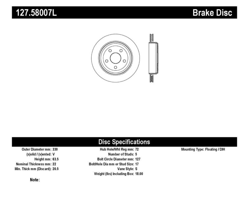 ST Slot & Drill Brake Rotors thumbnail 3