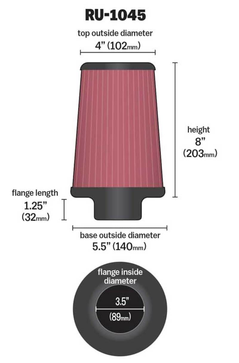 KN Universal Air Filter thumbnail 3