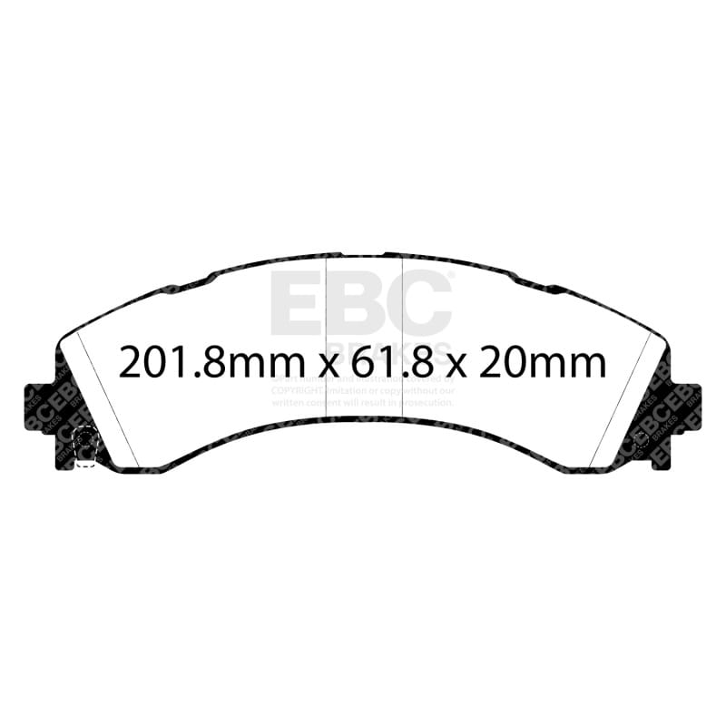 EBC Extra Duty Brake Pad Sets thumbnail 2