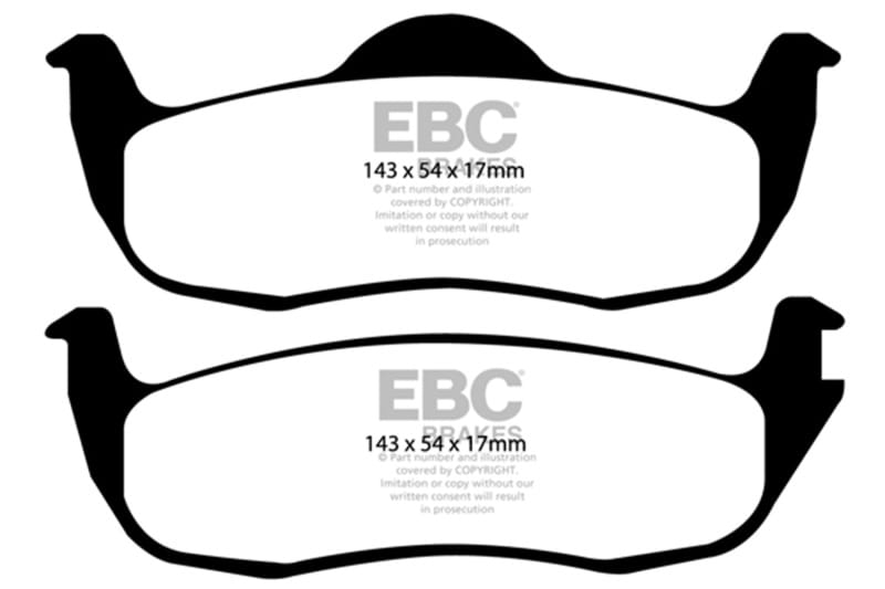 EBC Extra Duty Brake Pad Sets thumbnail 2