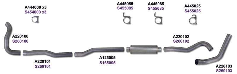 DEP Turbo Back Exhaust Kit SS thumbnail 2