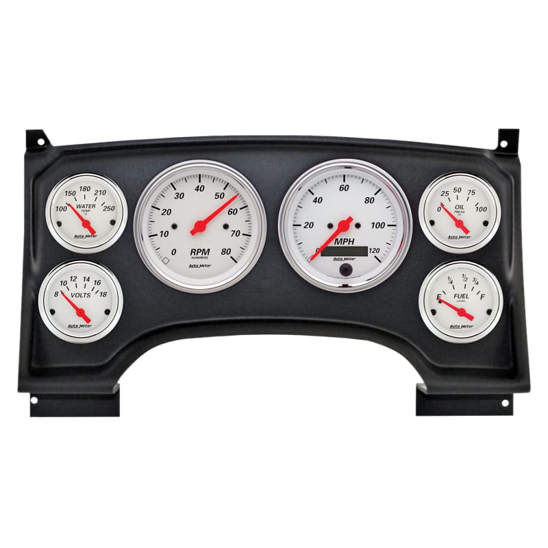 AM Arctic White Gauges
