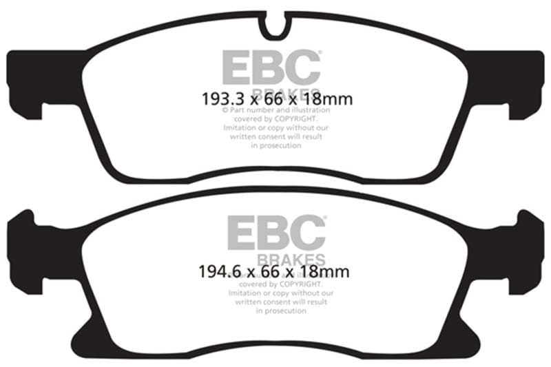 EBC Bluestuff Brake Pad Sets thumbnail 3