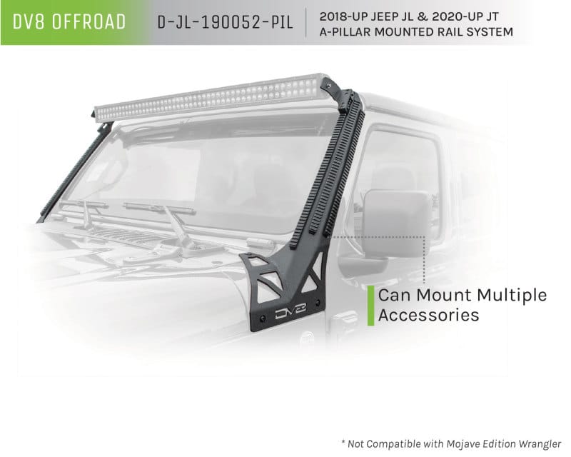 DVE Light Bar Mounts thumbnail 3