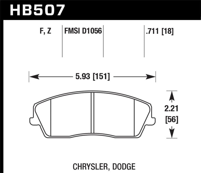 HAWK HPS 5.0 Brake Pad Sets