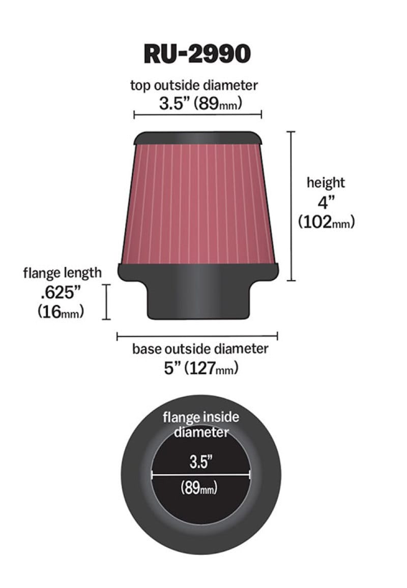 KN Universal Air Filter thumbnail 4