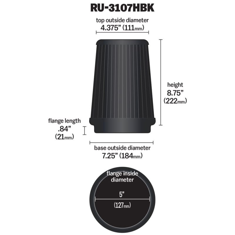 KN Universal Air Filter thumbnail 3