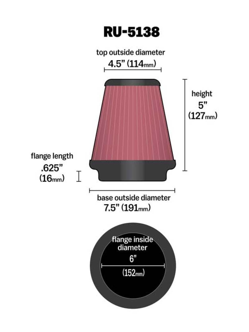 KN Universal Air Filter thumbnail 3