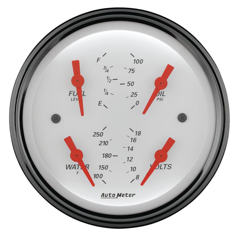 AM Arctic White Gauges thumbnail 2