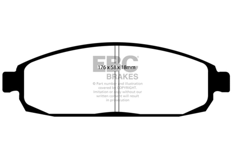 EBC Extra Duty Brake Pad Sets thumbnail 2