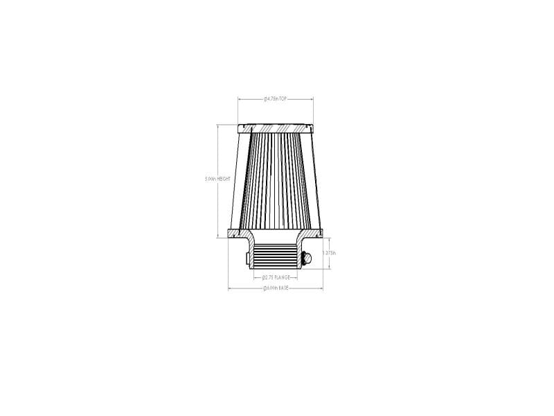 AFE Universal D2 Dura Dry Air Filter thumbnail 4