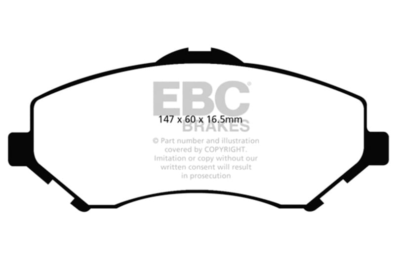 EBC Extra Duty Brake Pad Sets thumbnail 3