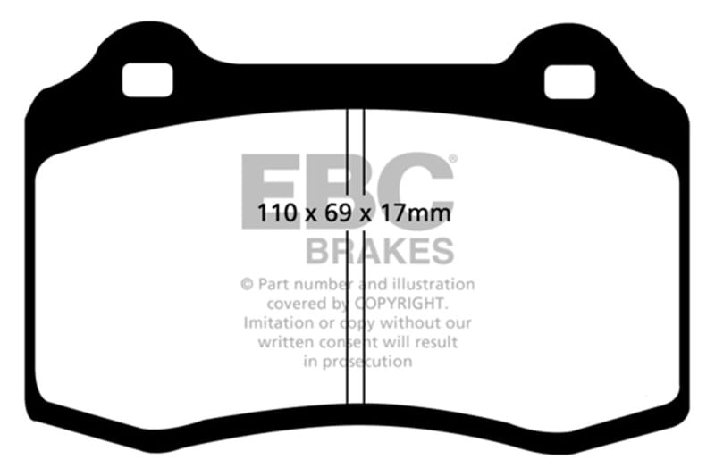 EBC Bluestuff Brake Pad Sets thumbnail 3