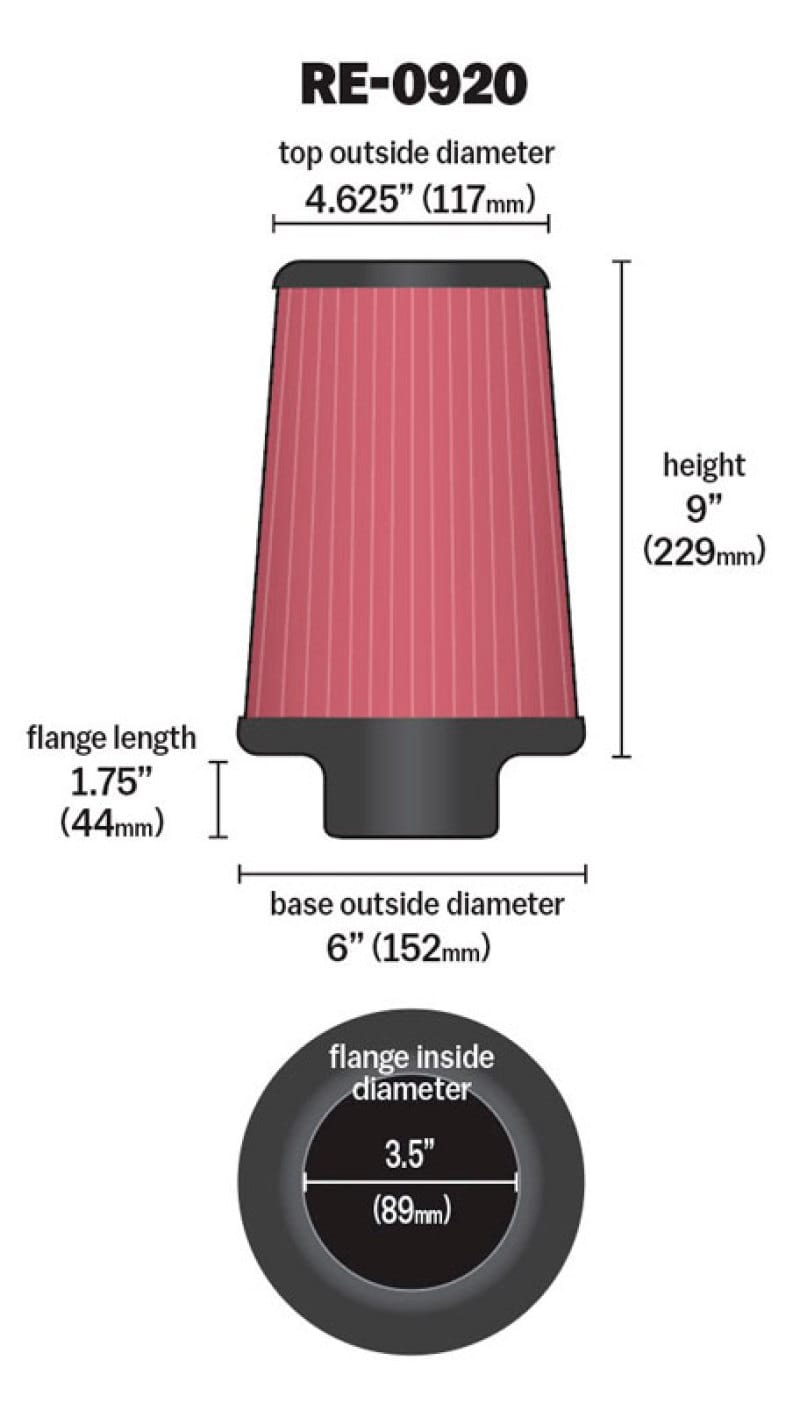 KN Universal Air Filter thumbnail 4