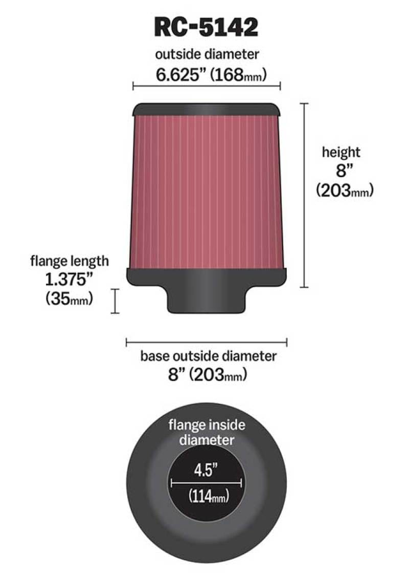 KN Universal Air Filter thumbnail 2