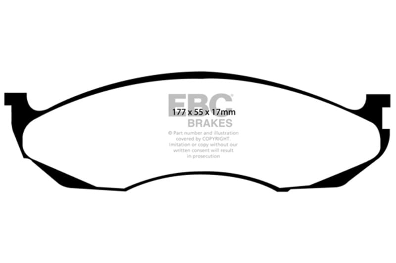 EBC Extra Duty Brake Pad Sets thumbnail 2