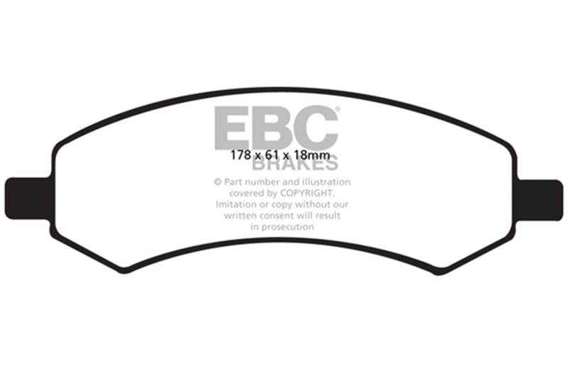 EBC Extra Duty Brake Pad Sets thumbnail 2