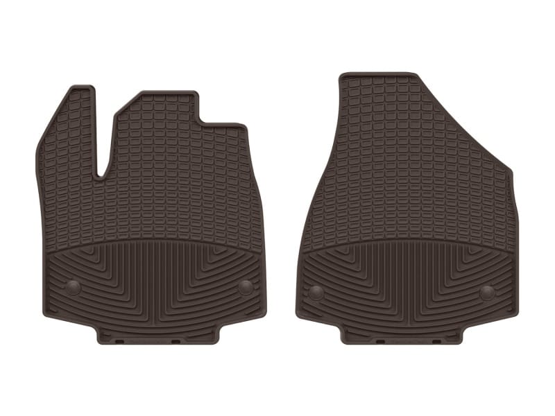 WT Rubber Mats - Front - Cocoa