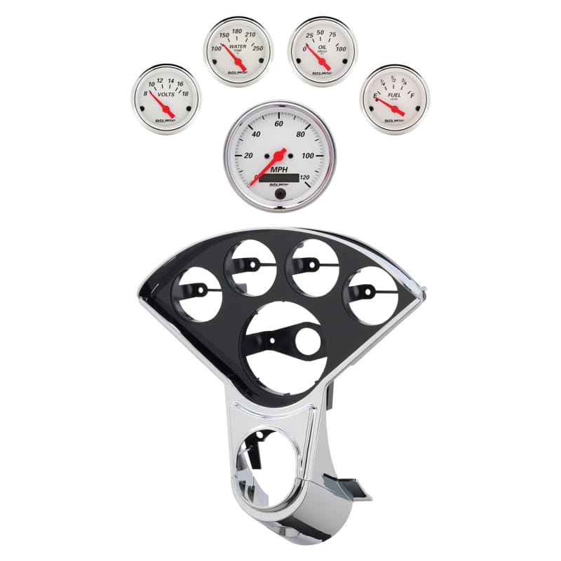 AM Arctic White Gauges