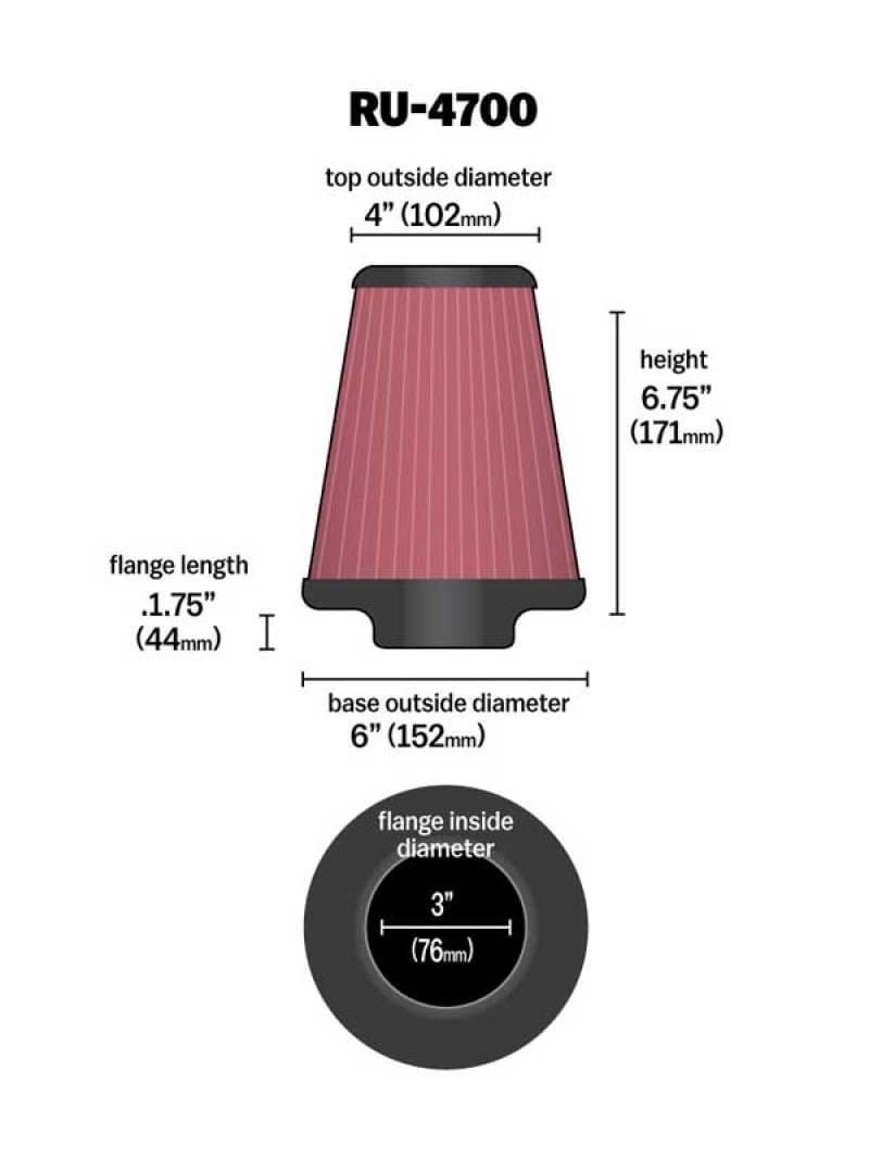 KN Universal Air Filter thumbnail 3