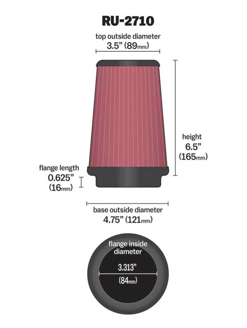 KN Universal Air Filter thumbnail 3