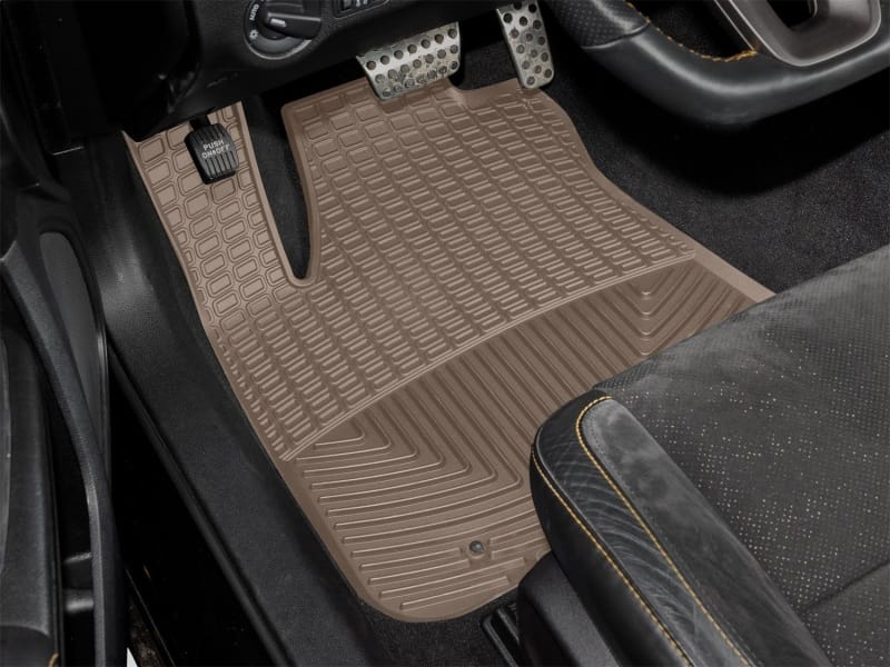 WT Rubber Mats - Front - Tan