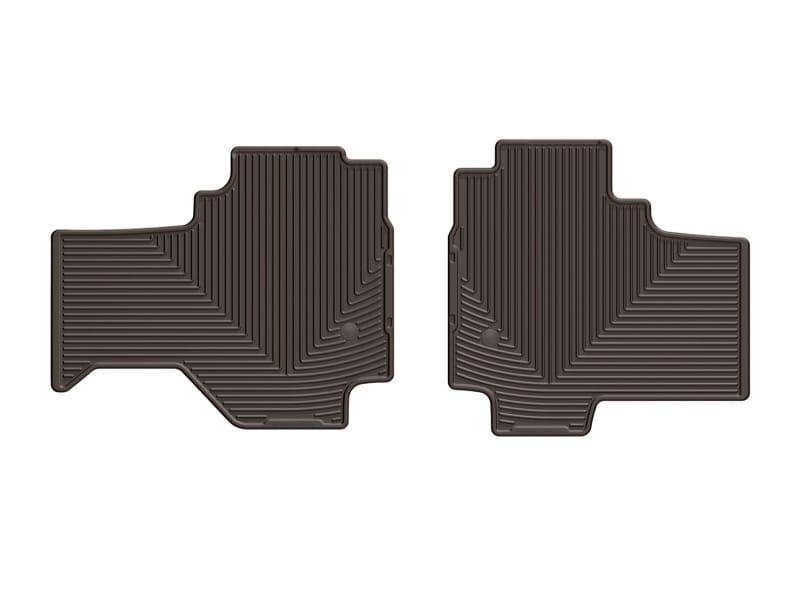 WT Rubber Mats - Rear - Cocoa