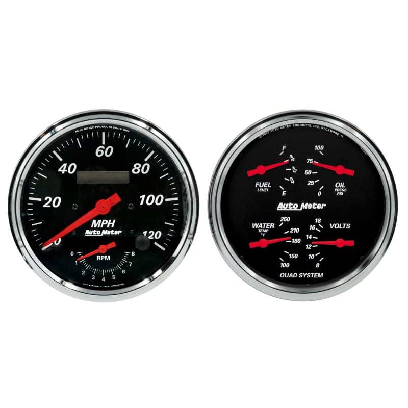 AM Designer Black Gauges