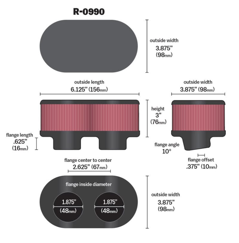 KN Universal Air Filter thumbnail 4