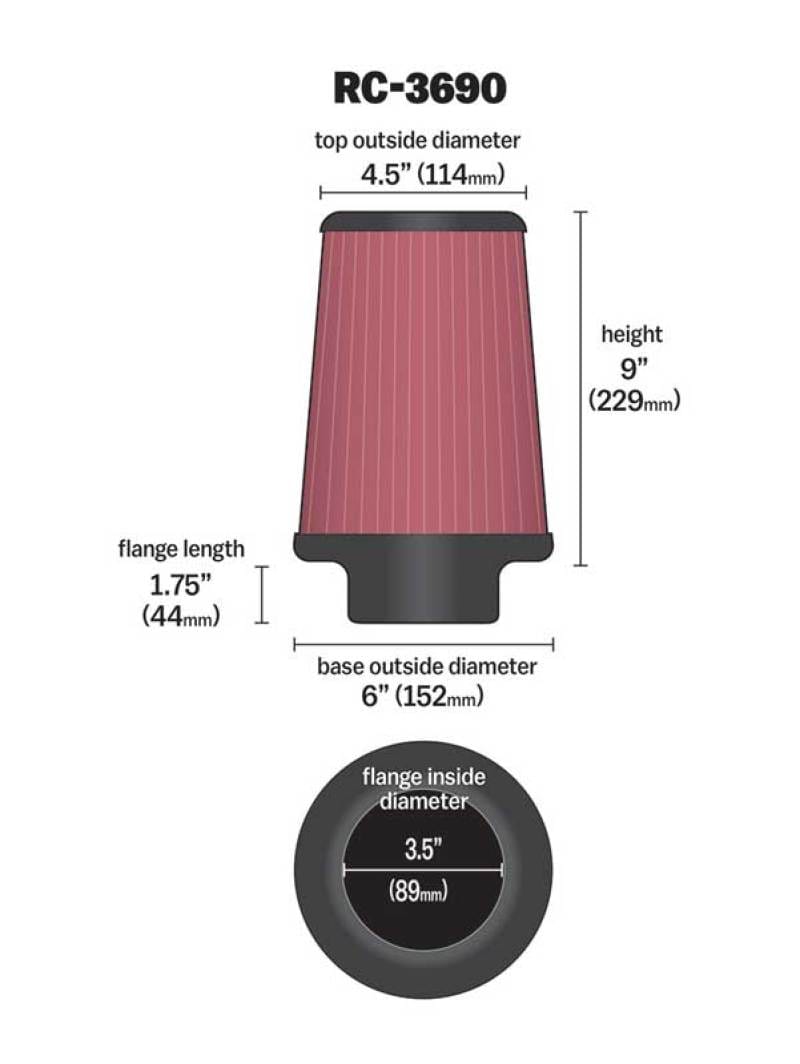 KN Universal Air Filter thumbnail 2