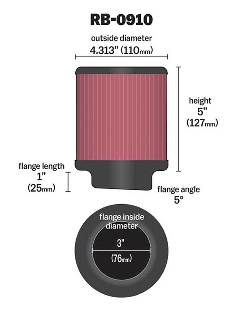 KN Universal Air Filter thumbnail 4