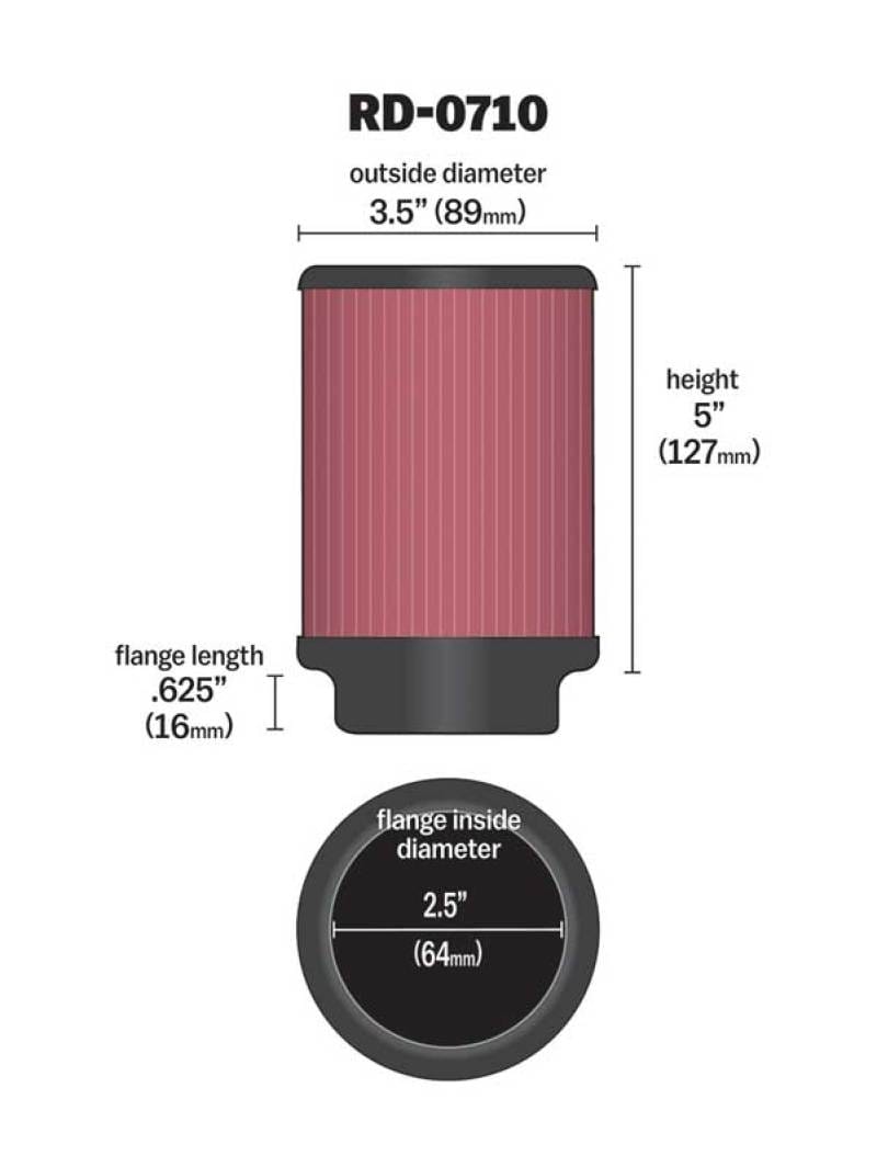 KN Universal Air Filter thumbnail 3