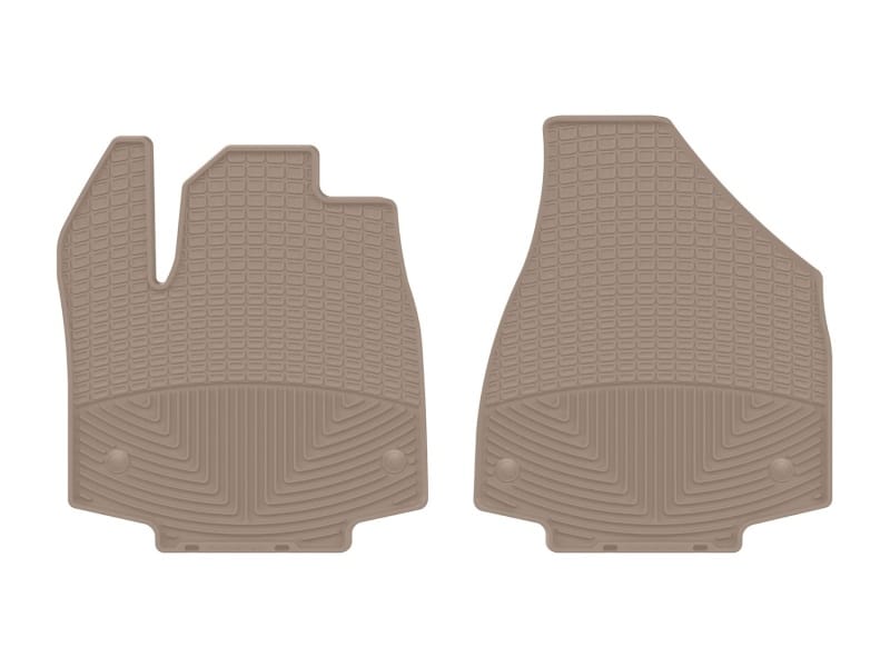 WT Rubber Mats - Front - Tan