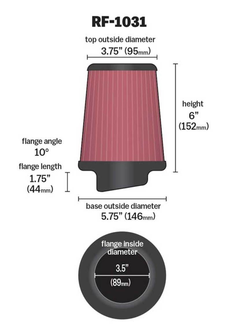 KN Universal Air Filter thumbnail 2
