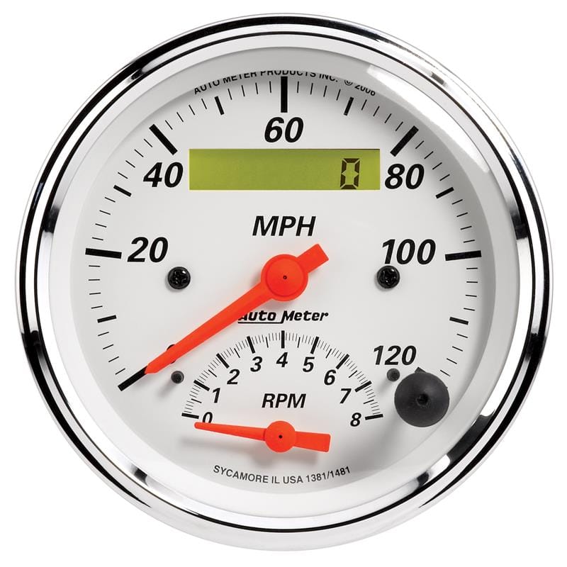 AM Arctic White Gauges