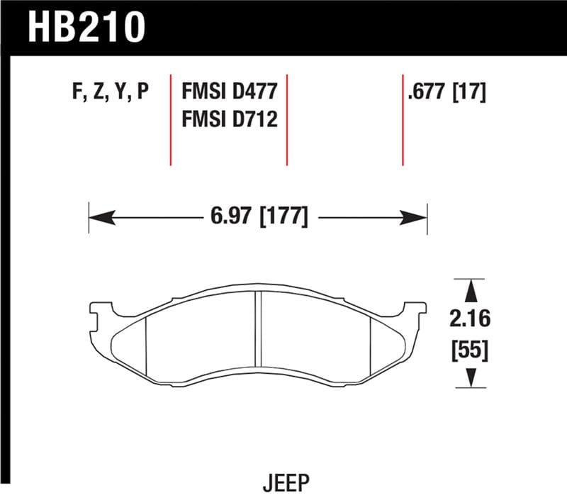 HAWK Ceramic Brake Pad Sets