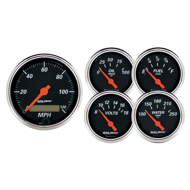 AM Designer Black Gauges
