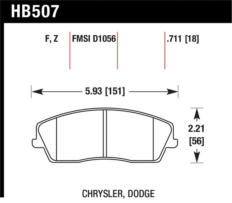 HAWK Ceramic Brake Pad Sets