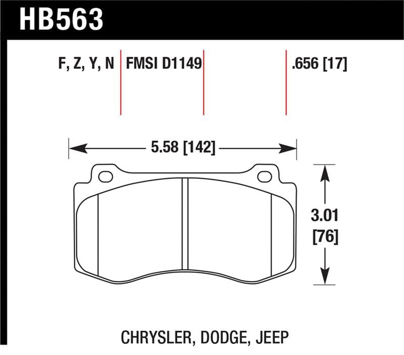 HAWK Ceramic Brake Pad Sets