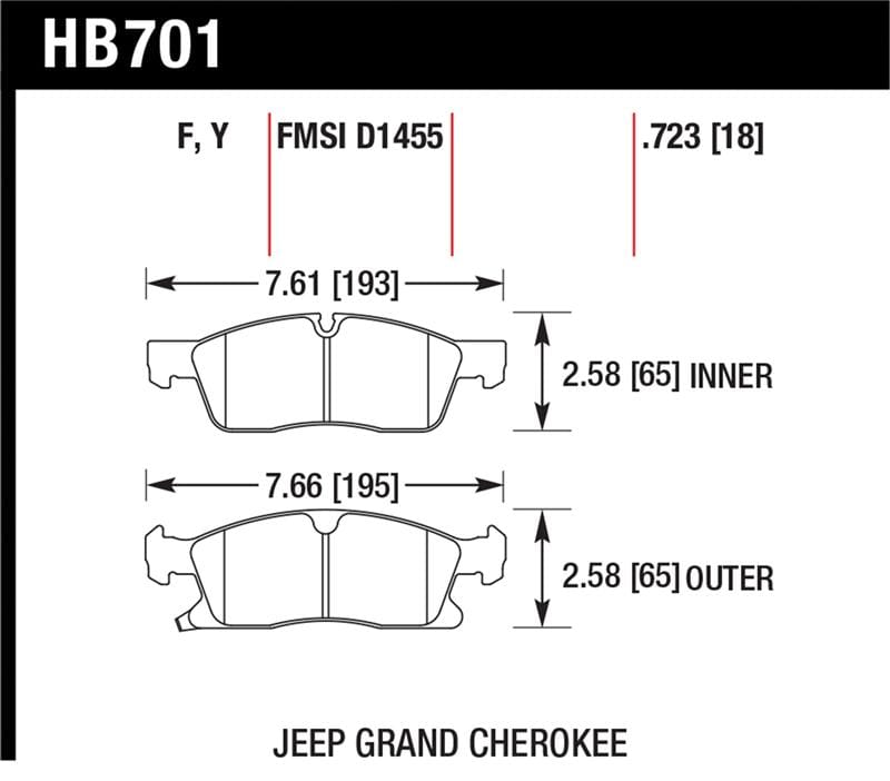 HAWK Ceramic Brake Pad Sets